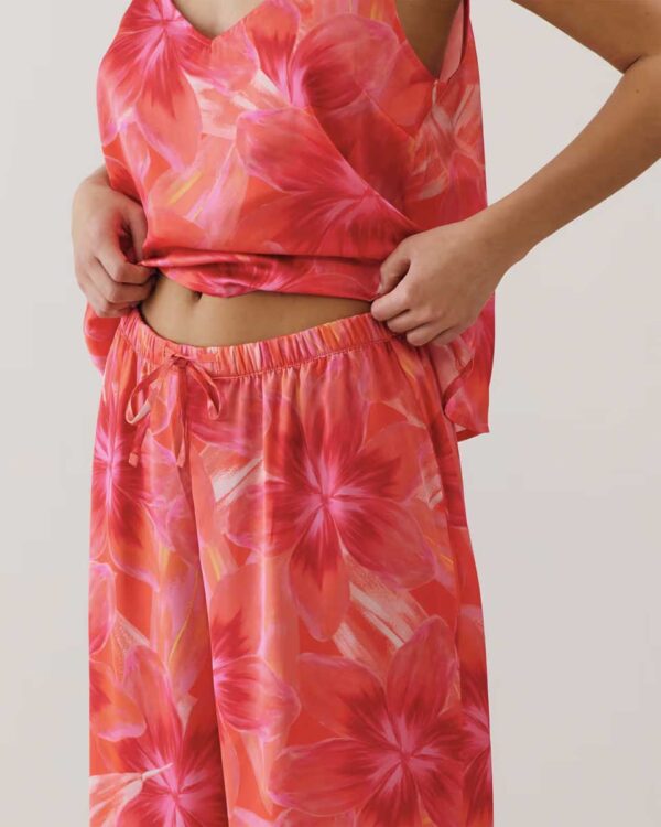 MASRILIZ-PANT:Wide-leg satin trousers - Image 3