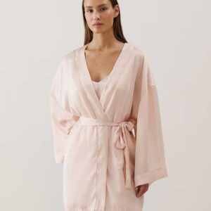 MASRILIZ-KIMONO:Satin kimono