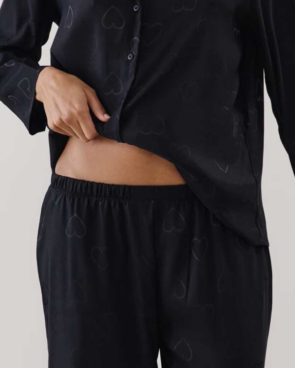 LANAIZ-PANT DROIT:Patterned satin trousers - Image 3