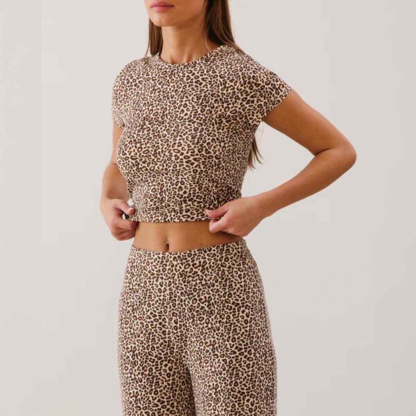 NEWLEOPIZ-PANT:Jersey trousers - leopard - Image 3