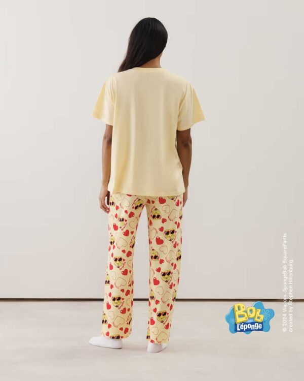 ENGCUTEBOBIZ-PANT DROIT:SpongeBob jersey trousers - Image 2