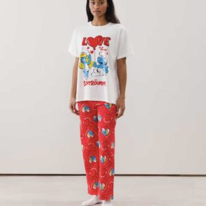 CUTESCHTROUMPIZ-PANT DROIT : The Smurfs jersey trousers