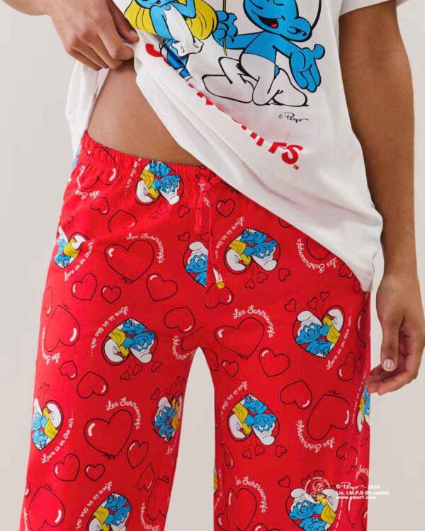 CUTESCHTROUMPIZ-PANT DROIT : The Smurfs jersey trousers - Image 3