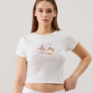 BABYPANPIZ-TOP : Thumper pointelle top