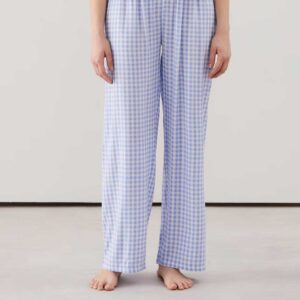 NIGHTWOODIZ-PANT DROIT : Straight-leg gingham trousers