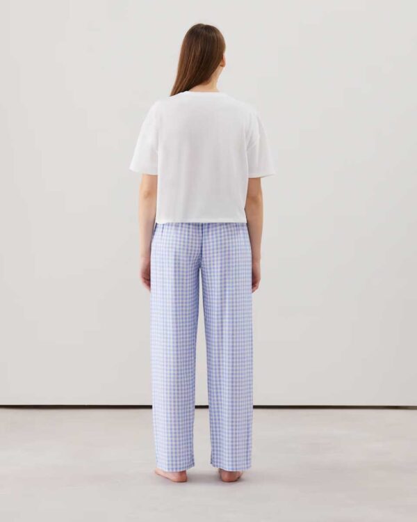 NIGHTWOODIZ-PANT DROIT : Straight-leg gingham trousers - Image 2
