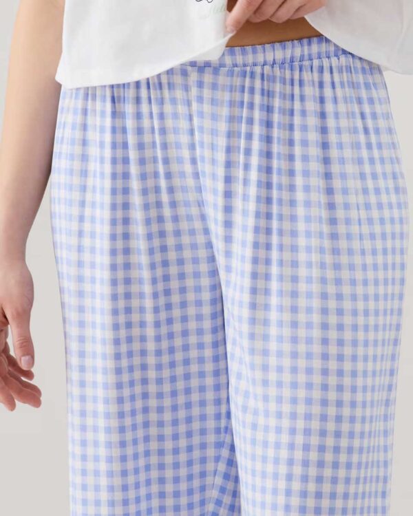 NIGHTWOODIZ-PANT DROIT : Straight-leg gingham trousers - Image 3