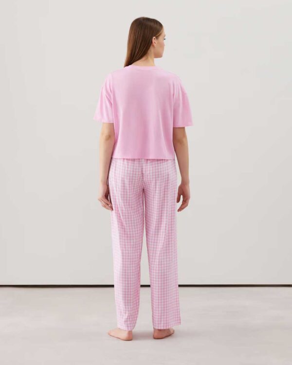 NIGHTWOODIZ-PANT DROIT : Straight-leg gingham trousers - Image 2