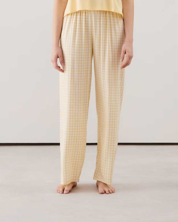 NIGHTWOODIZ-PANT DROIT : Straight- gingham trousers