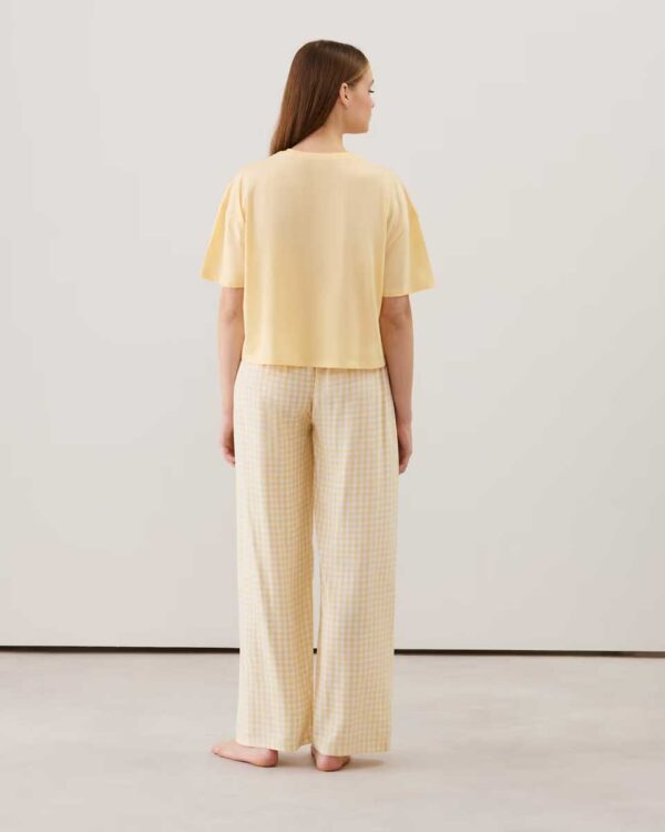 NIGHTWOODIZ-PANT DROIT : Straight- gingham trousers - Image 2