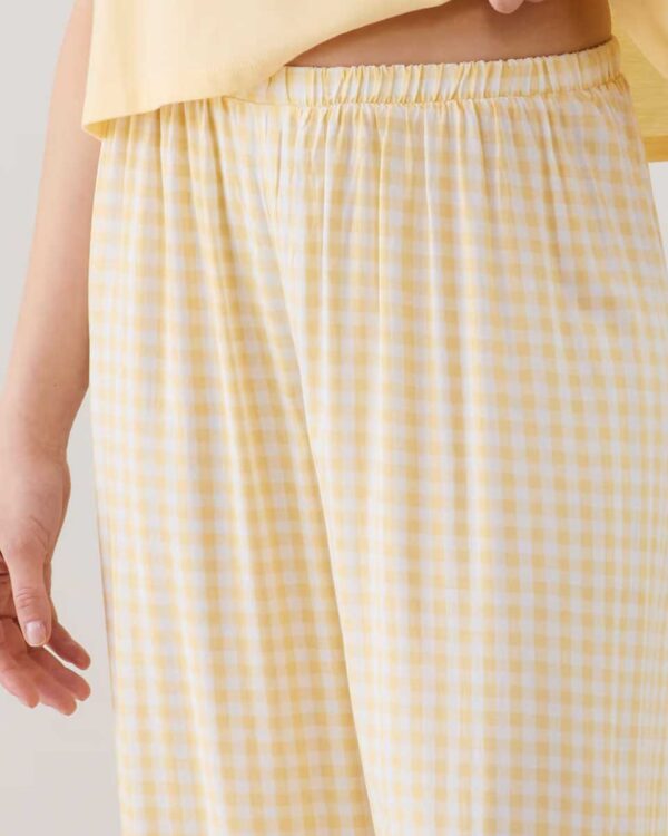 NIGHTWOODIZ-PANT DROIT : Straight- gingham trousers - Image 3