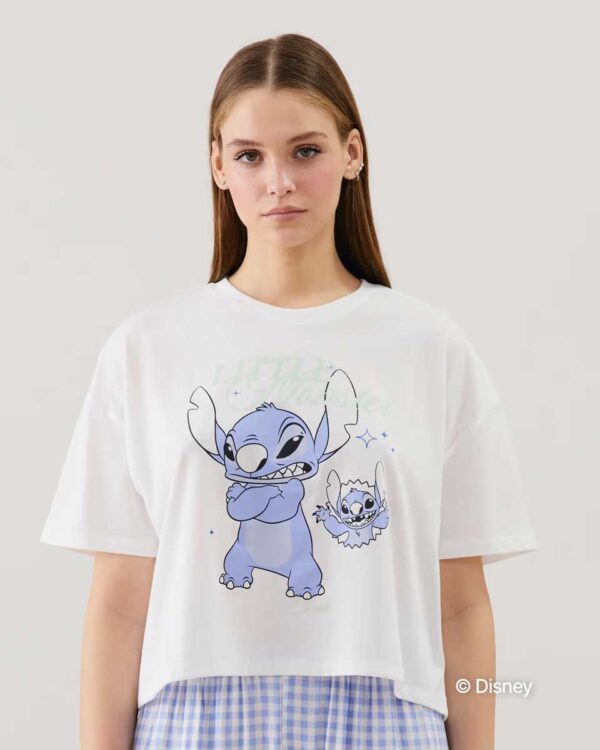 ENGBASTITCHIZ-TOP : Stitch jersey top - Image 2