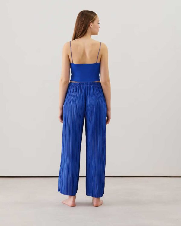 NEWLOLITIZ-PANT LARGE : Pleated wide-leg trousers - Image 2