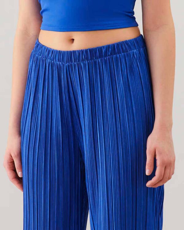 NEWLOLITIZ-PANT LARGE : Pleated wide-leg trousers - Image 3
