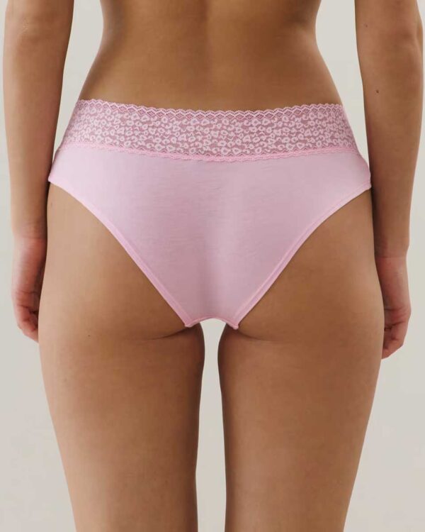 LEOWAISTIZ-SHORTY:Pink shorties with lace - Image 2