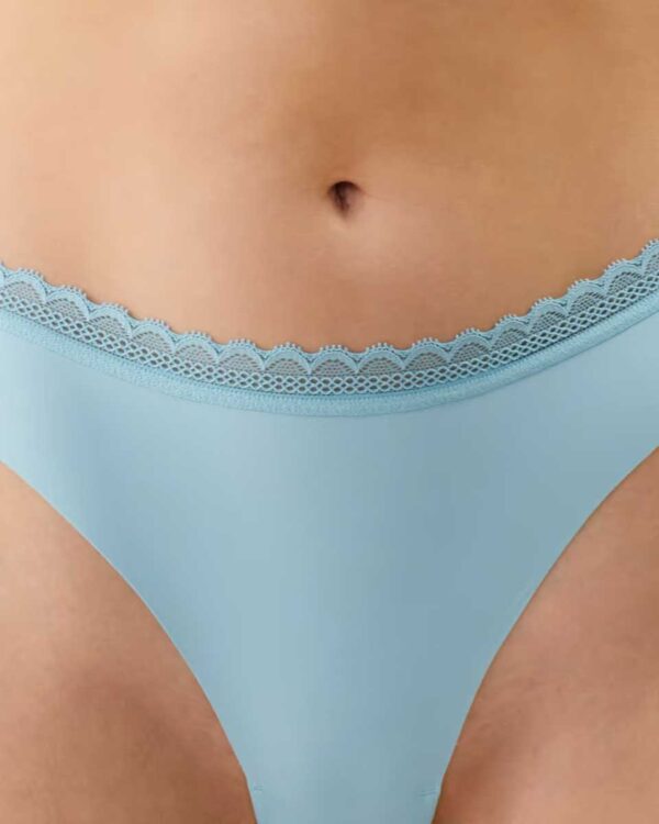 NEW BARAKAKIZ-TANGA - Microfibre and lace thong - Image 3
