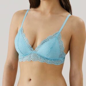 DAILIZ-TRIANGLE SA PUSH : Lace triangle push-up bra