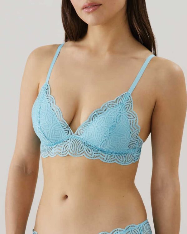DAILIZ-TRIANGLE SA PUSH : Lace triangle push-up bra