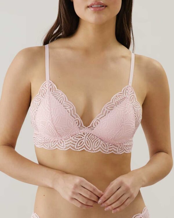 DAILIZ-TRIANGLE SA PUSH : Lace triangle push-up bra