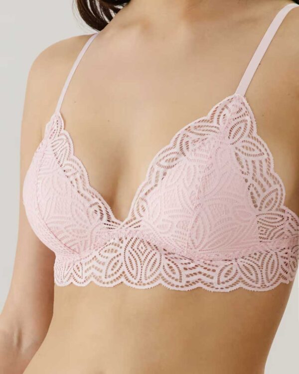 DAILIZ-TRIANGLE SA PUSH : Lace triangle push-up bra - Image 3