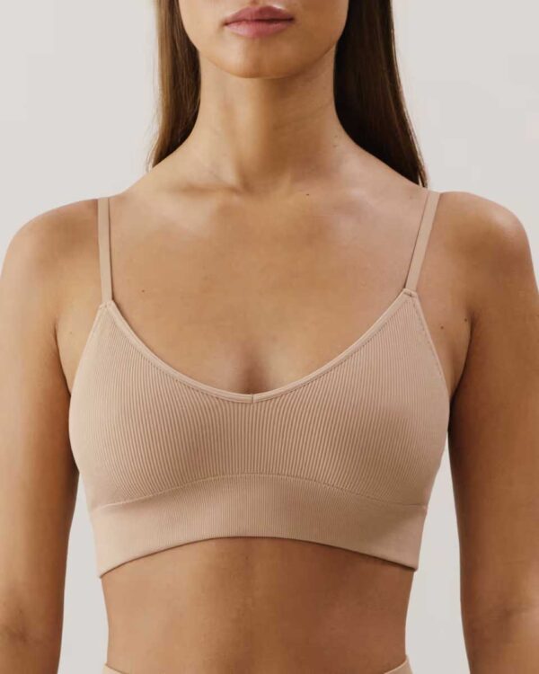 TULIPANIZ-TRIANGLE SA PAD - Seamless triangle crop top