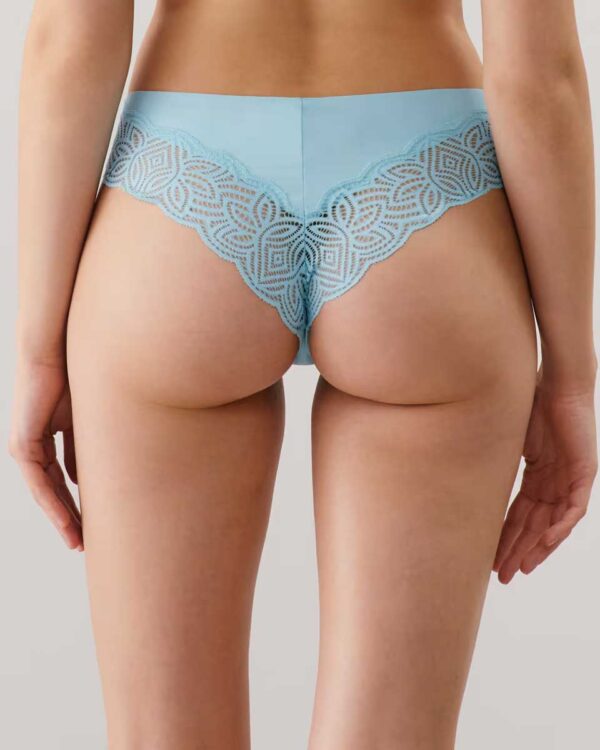 DAILIZ-CHEEKY : Microfibre and lace cheeky brief - Image 2