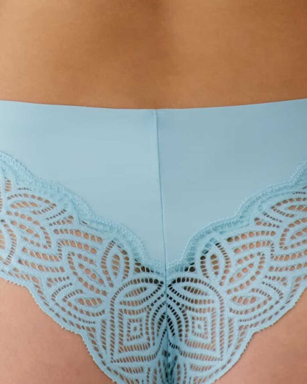 DAILIZ-CHEEKY : Microfibre and lace cheeky brief - Image 3
