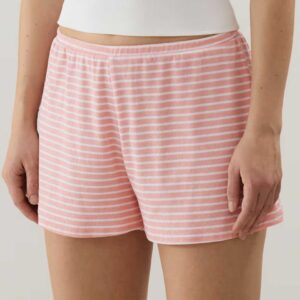 CORENIGHTIZ-SHORT:Ribbed jersey shorts