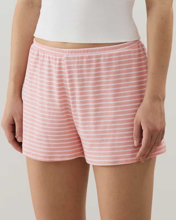 CORENIGHTIZ-SHORT:Ribbed jersey shorts