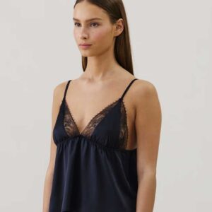 INAYAIZ-TOP : Satin top
