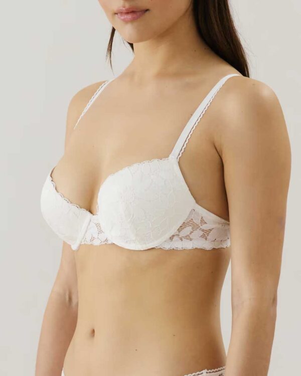 VERDIZ-PUSH : Lace push-up bra