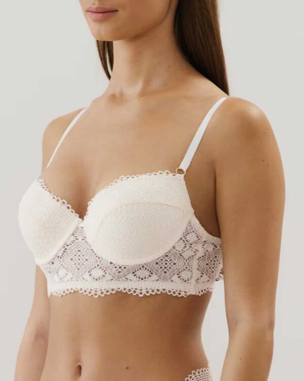 DESERTIZ-BUSTIER PUSH:Lace push-up bustier - Image 2
