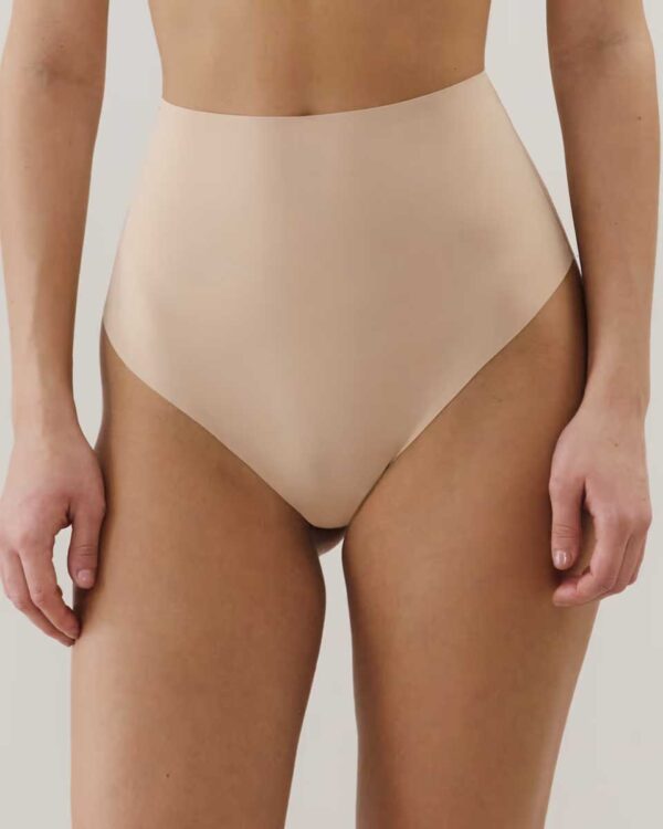 INVISIBLIZ SMOOTHIZ-HW SLIP : High-waisted microfibre brief