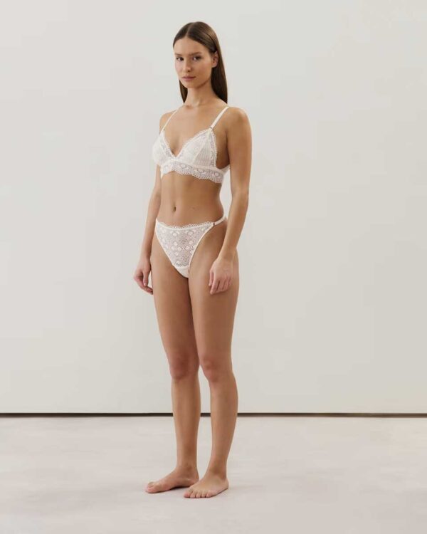 DESERTIZ-TRIANGLE SA PAD : Lace triangle bra - Image 2