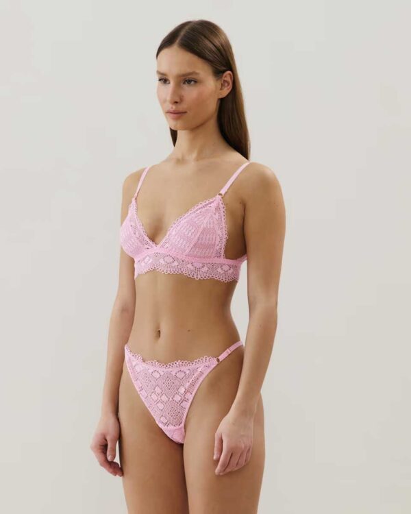 DESERTIZ-TANGA : Lace thong - Image 3