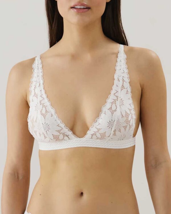 VERDIZ-TRIANGLE SA : Lace triangle bra