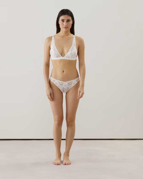 VERDIZ-TRIANGLE SA : Lace triangle bra - Image 2