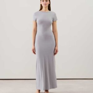 NEWEMYIZ-DRESS:Long jersey dress