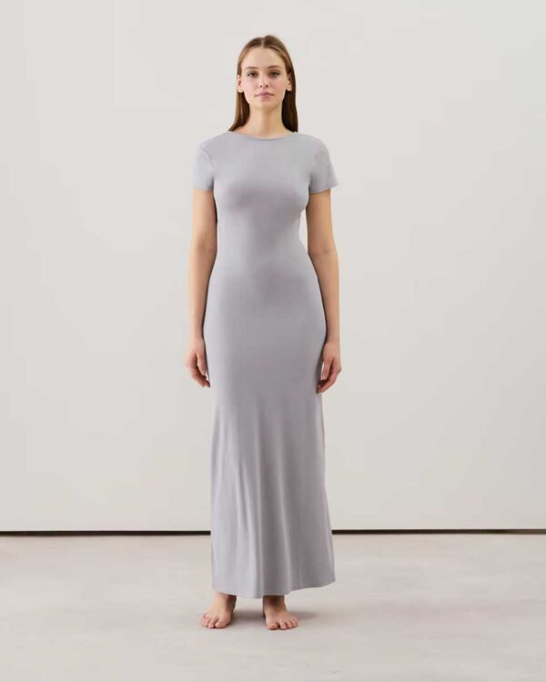 NEWEMYIZ-DRESS:Long jersey dress
