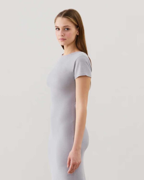 NEWEMYIZ-DRESS:Long jersey dress - Image 3