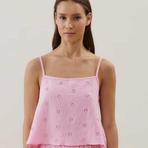 COBRODIZ-TOP:Cotton top with embroidery