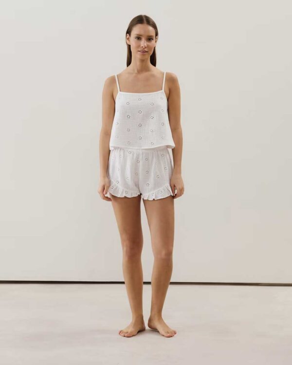 COBRODIZ-SHORT:Cotton shorts with embroidery - Image 3