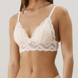 AQUATIKIZ-TRIANGLE PUSH:Lace triangle push-up bra