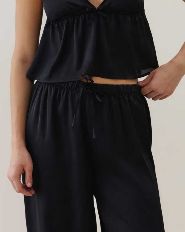 MINISATINIZ-PANT LARGE : Satin trousers - Image 3