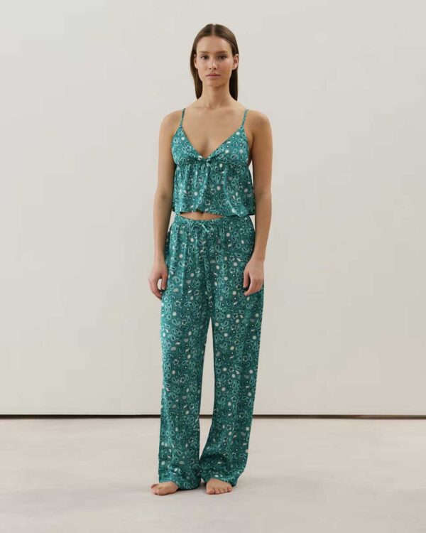 MINISATINIZ-PANT LARGE : Satin trousers