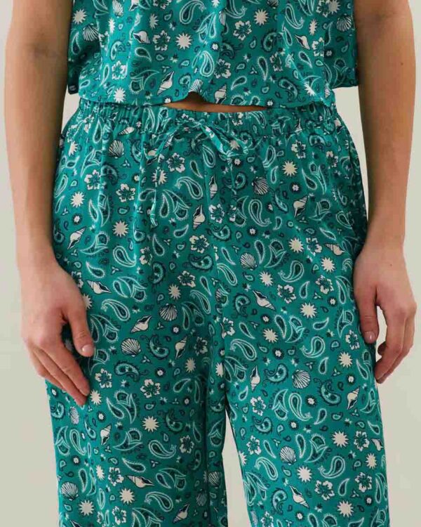 MINISATINIZ-PANT LARGE : Satin trousers - Image 3