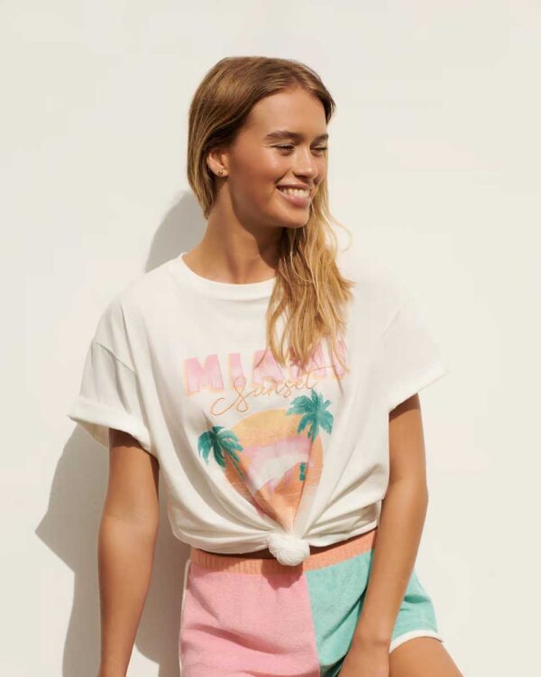 MIAMILIZ-TOP:Miami cotton top