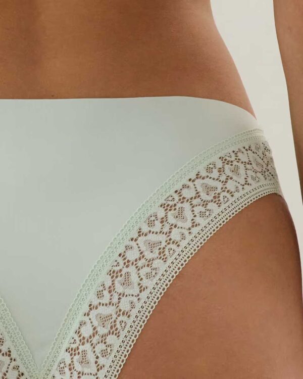 NEW GUEPARIZ-SLIP:Microfibre and lace brief - Image 3