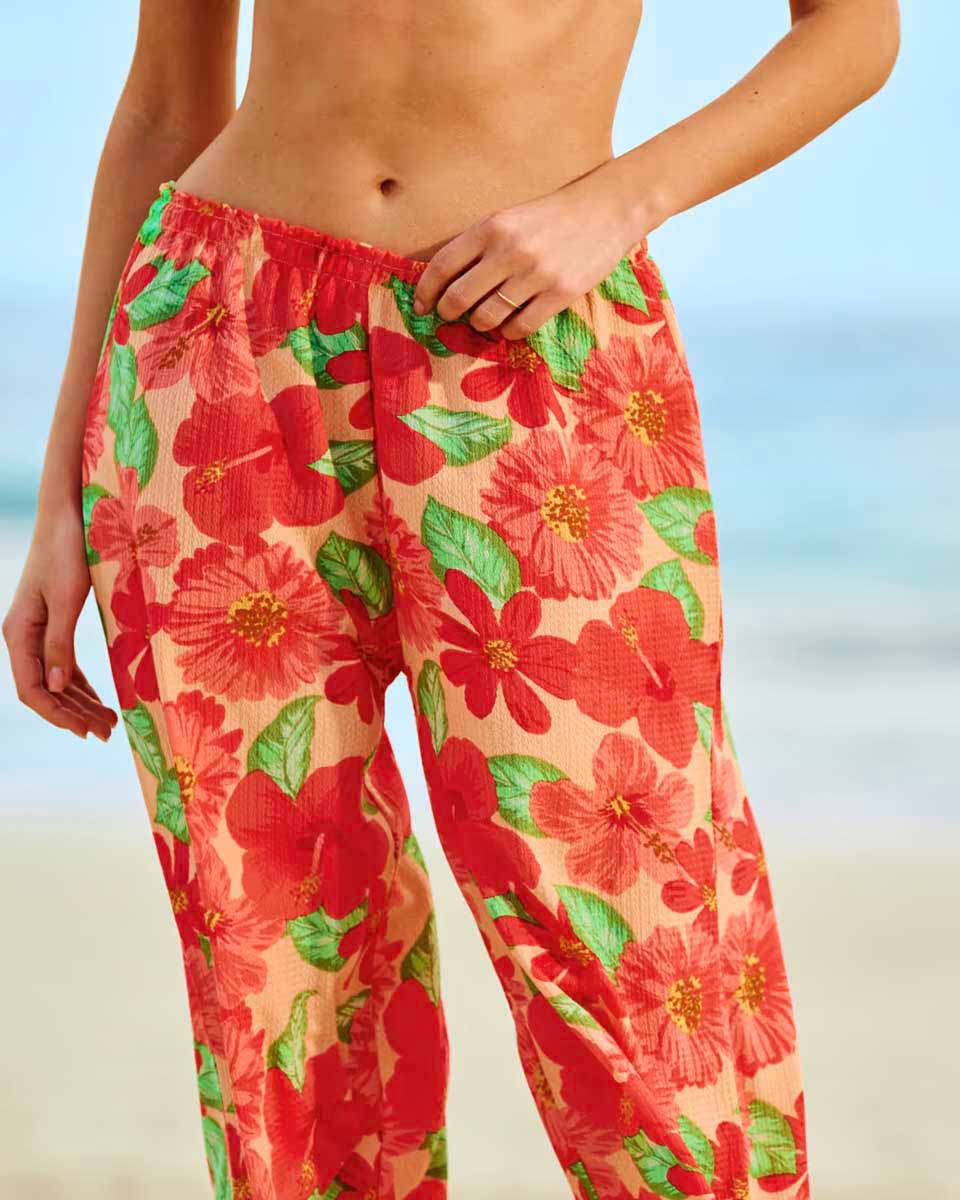 NEWJORELIZ-PANT: Wide-leg patterned trousers - UNDIZ - Beachwear - Cover Up