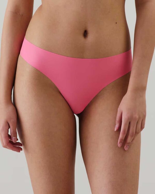 NEW SHOMIZ-SLIP:Microfibre and lace cheeky brief
